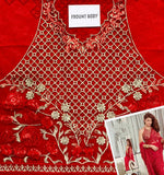 Jacqueline Red Saree