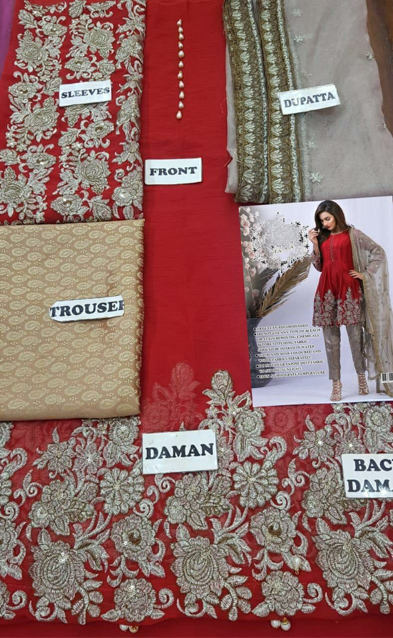 Nomi Ansari Embroidery chiffon Collection